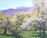 Orchard Paintings - Abandoned Orchard by Richard Wheeler Whitney